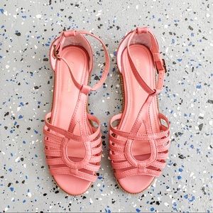Modcloth Princess Highway Pink Strappy Sandals